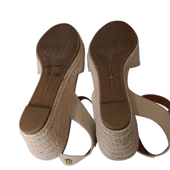 Current $89 Tommy Hilfiger Nilsa Closed Toe Espadrille Wedge Sandals 9.5‎ Summer - Picture 6 of 11